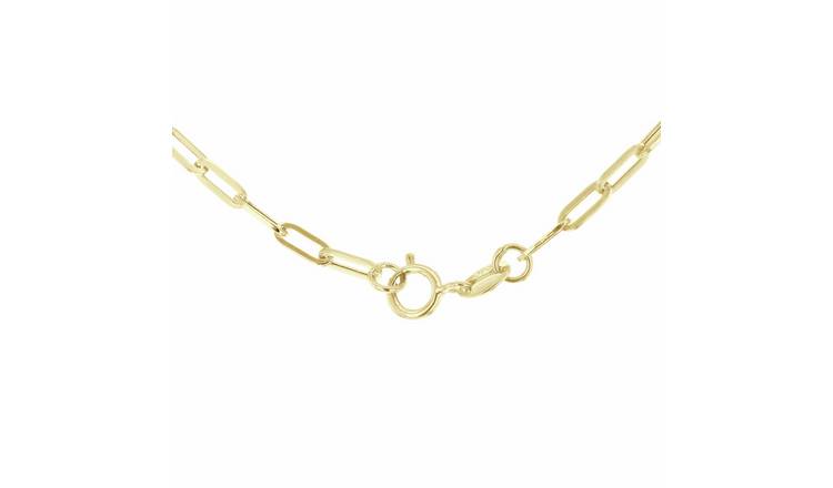 Revere 9ct Yellow Gold Paperlink 18 Inch Chain