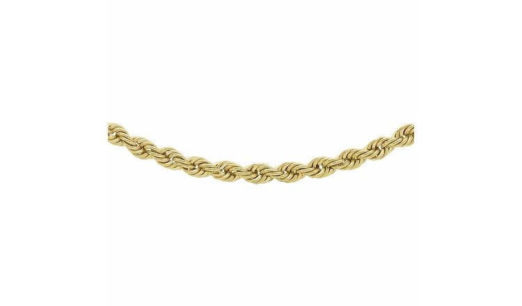 Revere 9ct Yellow Gold 18 Inch Rope Chain