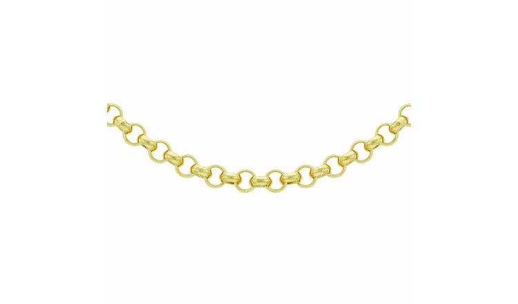 Revere 9ct Yellow Gold Round Belcher 18 Inch Chain