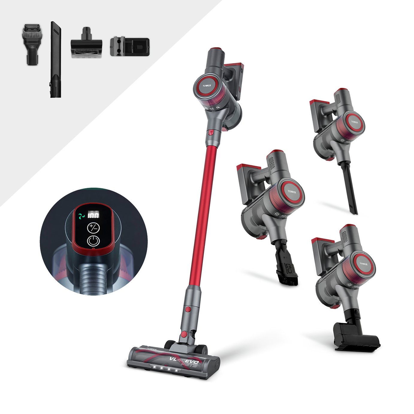 Tower VL40 Evo Pets 3 in 1 Handheld Cordless Vacuum Cleaner