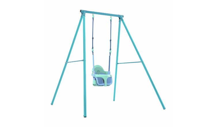 TP Bluey Metal Kids Garden Swing Set with Quadpod - Blue