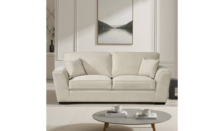 Artemis Home Arlington 3 Seat Fabric Sofa - Oat