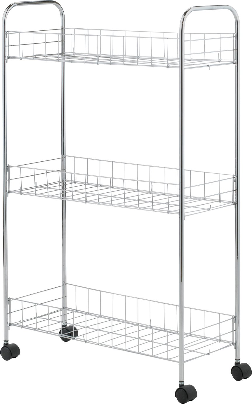 Argos Home 3 Tier Slim Kitchen Trolley