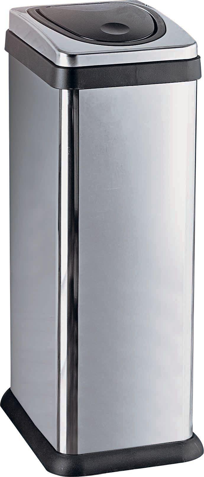 Argos Home 30Litre Rectangular Touch Top Kitchen Bin -Silver
