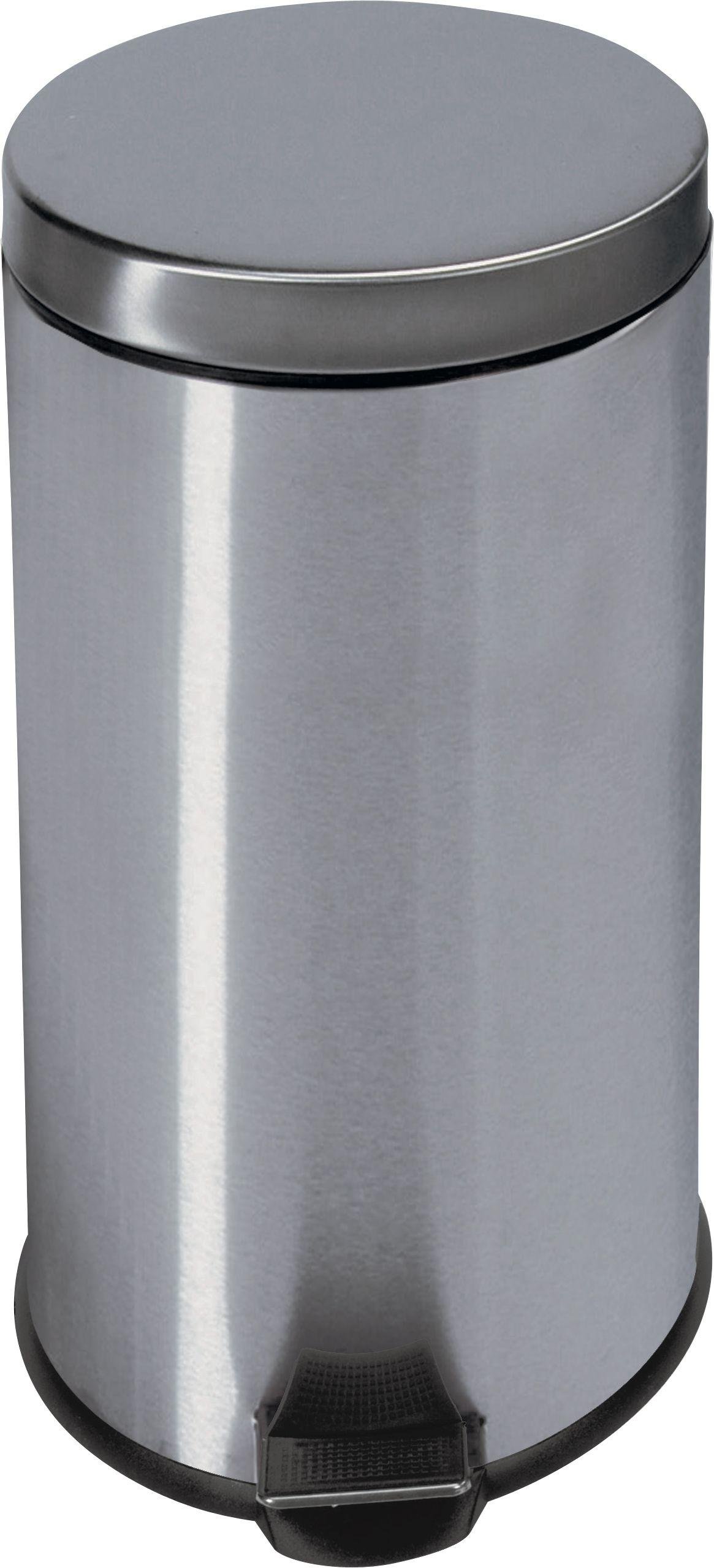 Argos Home 30 Litre Kitchen Pedal Bin - Silver