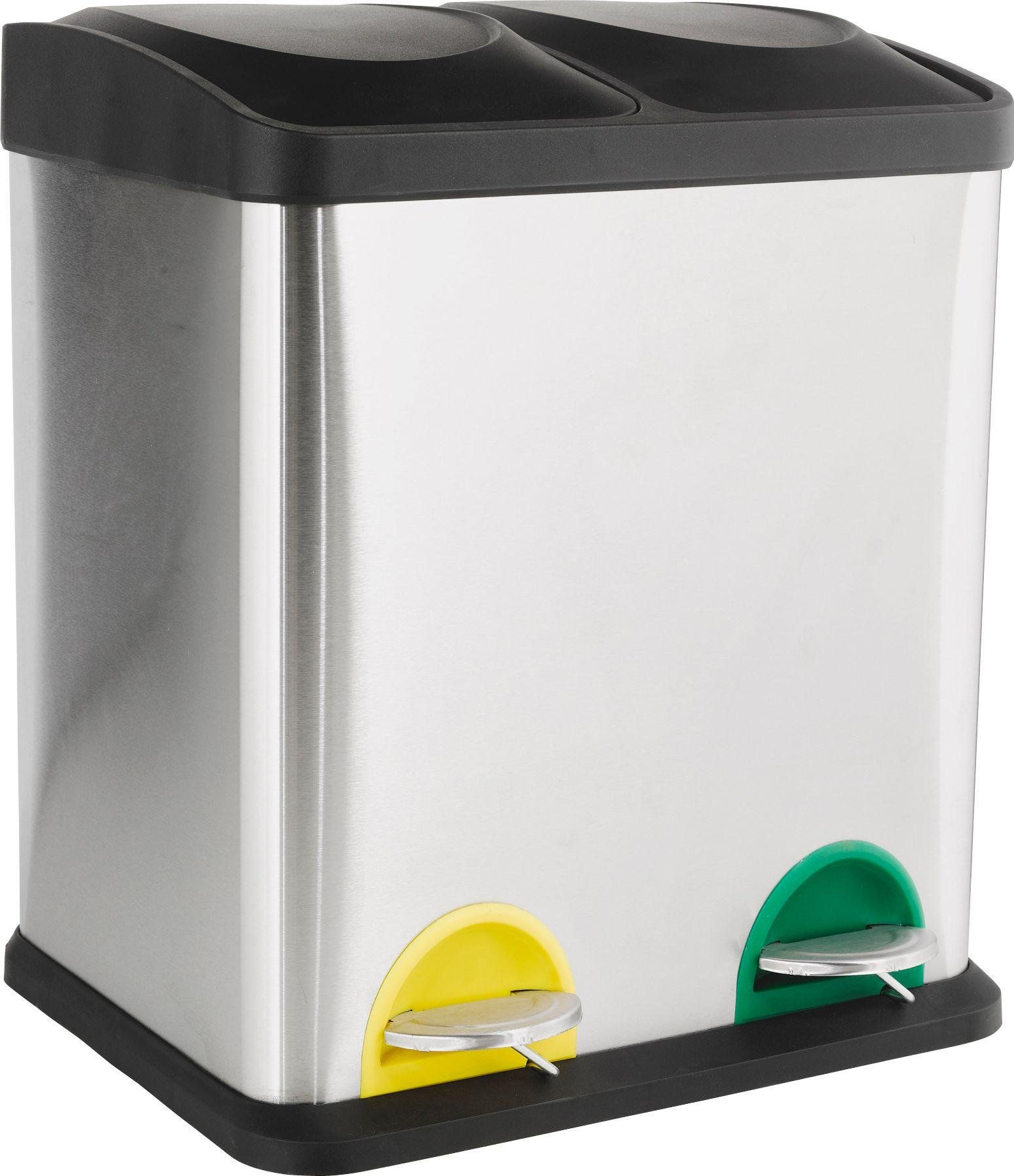 Argos Home 30 Litre Recycling Pedal Bin with 2 Compartments