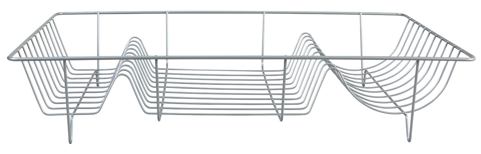 Buy Simple Value Dish Rack - Silver Effect | Dish racks and mats | Argos