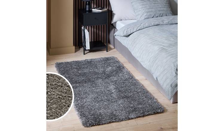 Argos Home Cosy Flint Grey Runner - 80x150cm