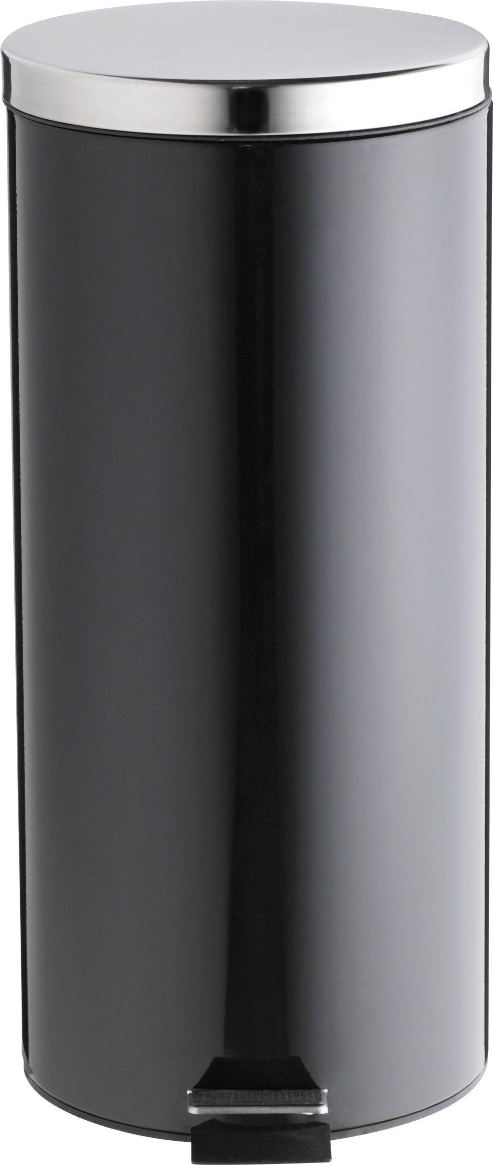 Argos Home 30 Litre Stainless Steel Pedal Bin - Black