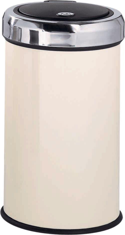 Argos Home 50 Litre Touch Top Kitchen Bin - Cream