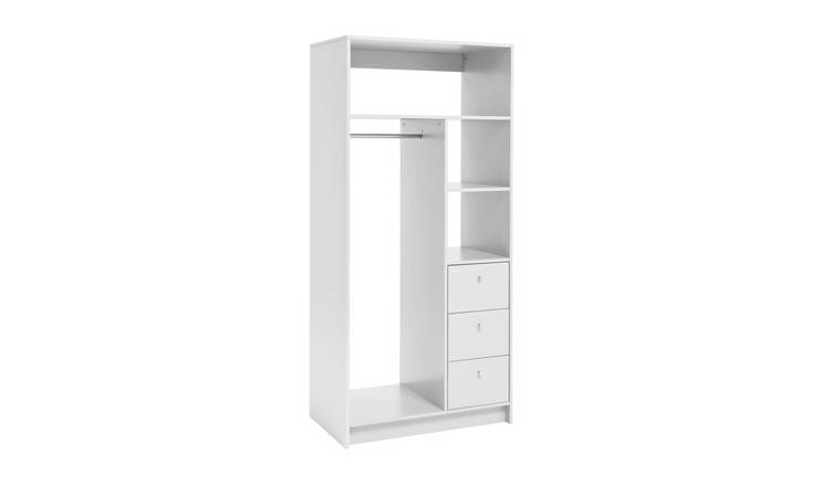 Short store wardrobe argos