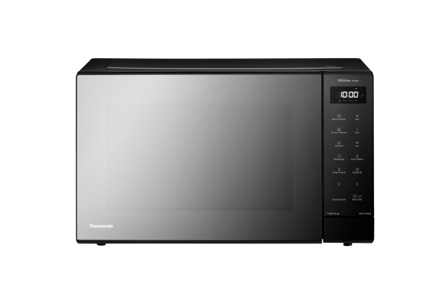 Panasonic 1000w Solo Genius Tech Microwave NN-ST65QBBPQ - Black