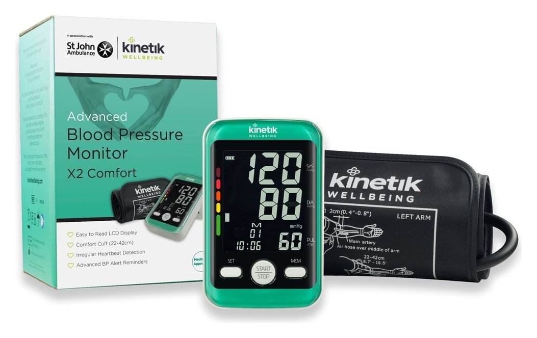 Kinetik Wellbeing Advanced Blood Pressure Monitor X2 Comfort Review