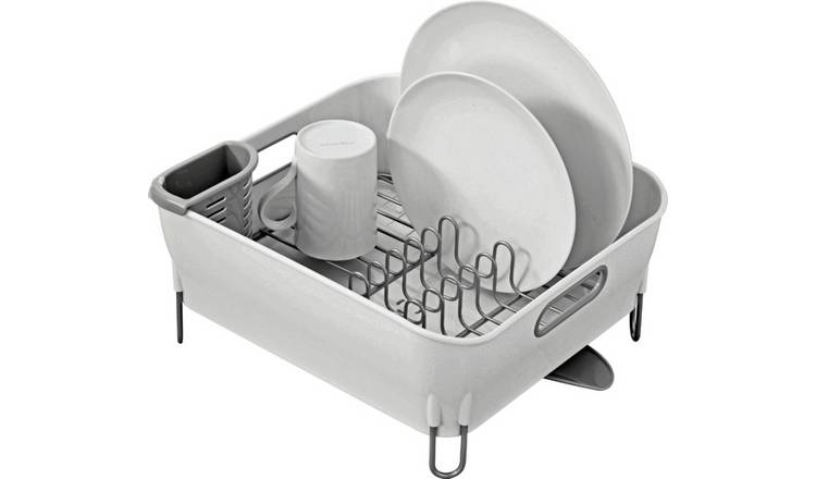 Buy simplehuman Compact Dish Rack - White, Dish drainers