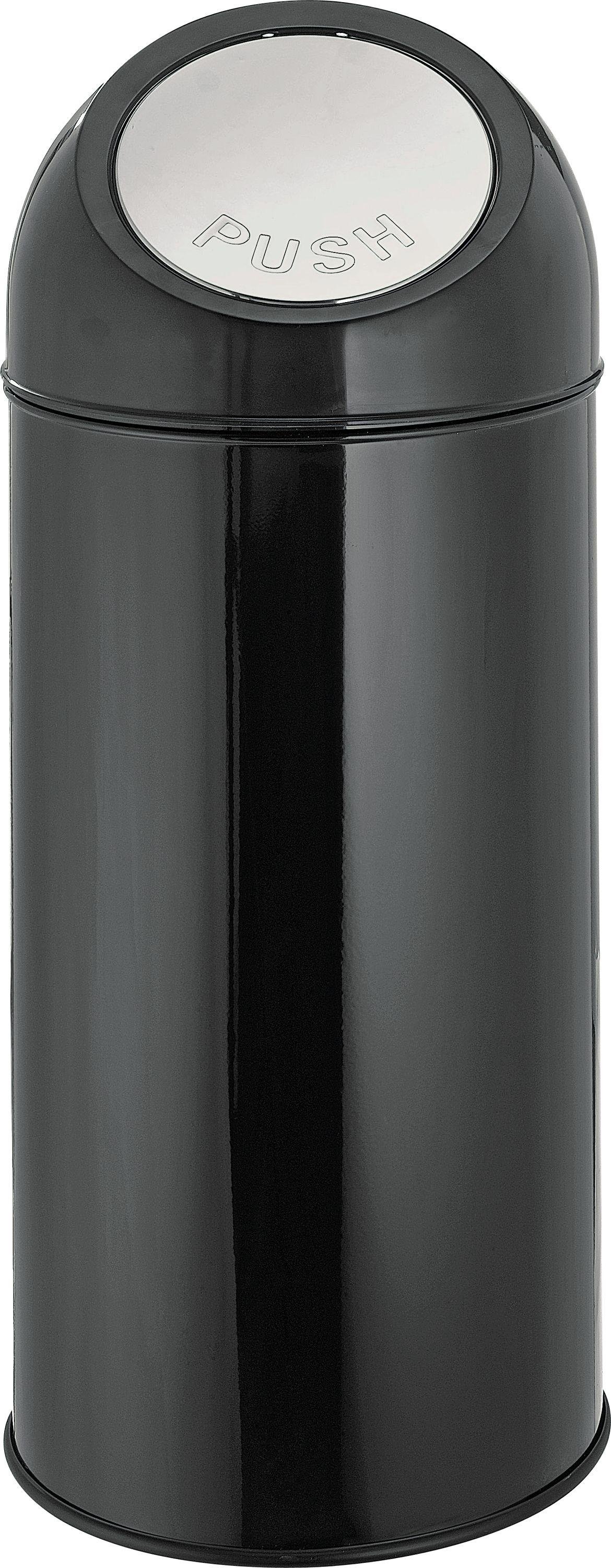 Argos Home 45 Litre Push Top Kitchen Bin - Black