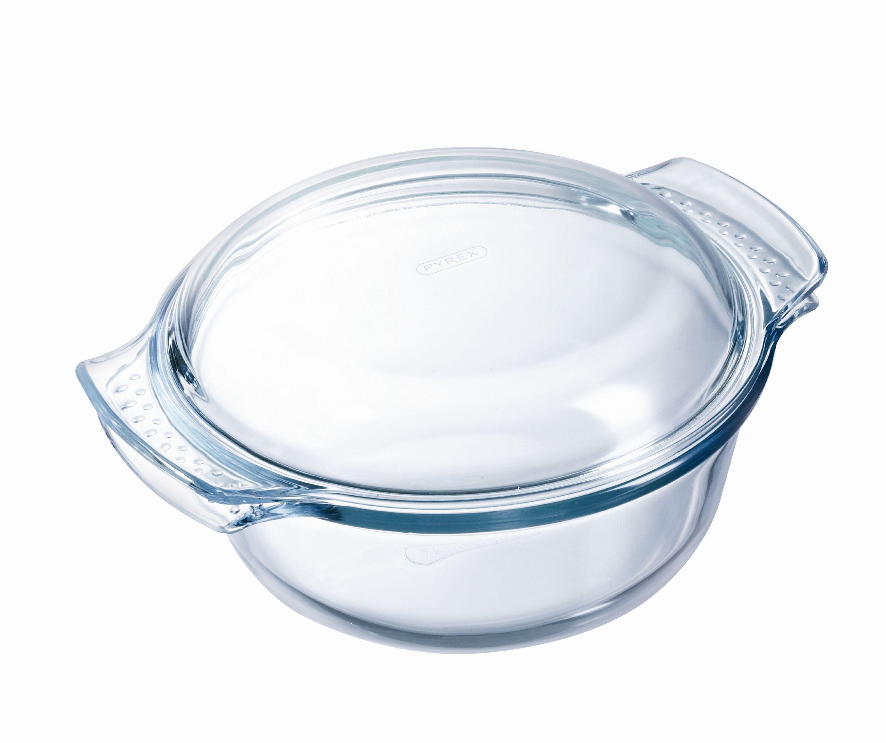 Pyrex Easy Grip 3.7 Litres Glass Casserole Dish