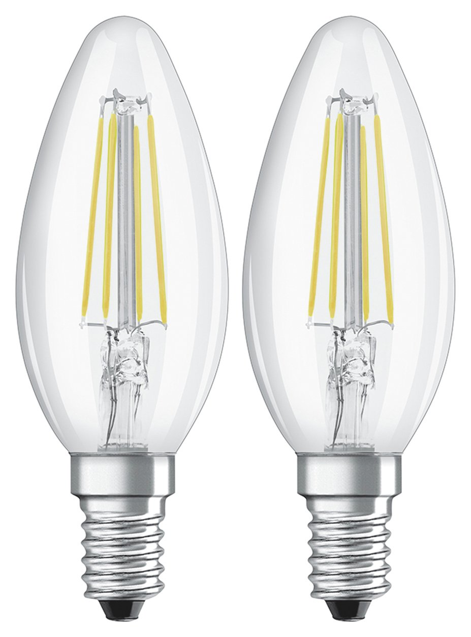 Osram 40W Filament LED GLass Candle SES Bulb review