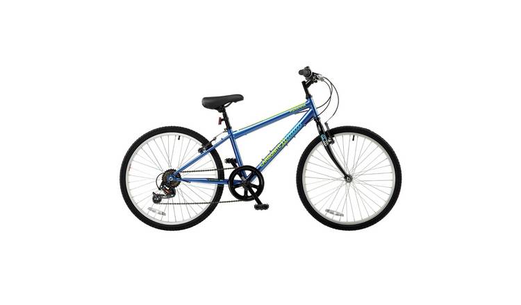 Piranha carbonite 24 inch wheel size cheap kids hybrid bike