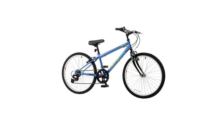 Piranha carbonite 24 inch wheel size cheap kids hybrid bike