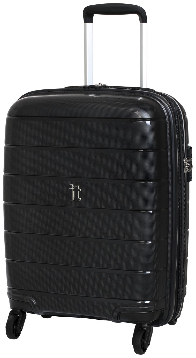 it Luggage Asteroid Expandable 4 Wheel Hard Cabin Suitcase