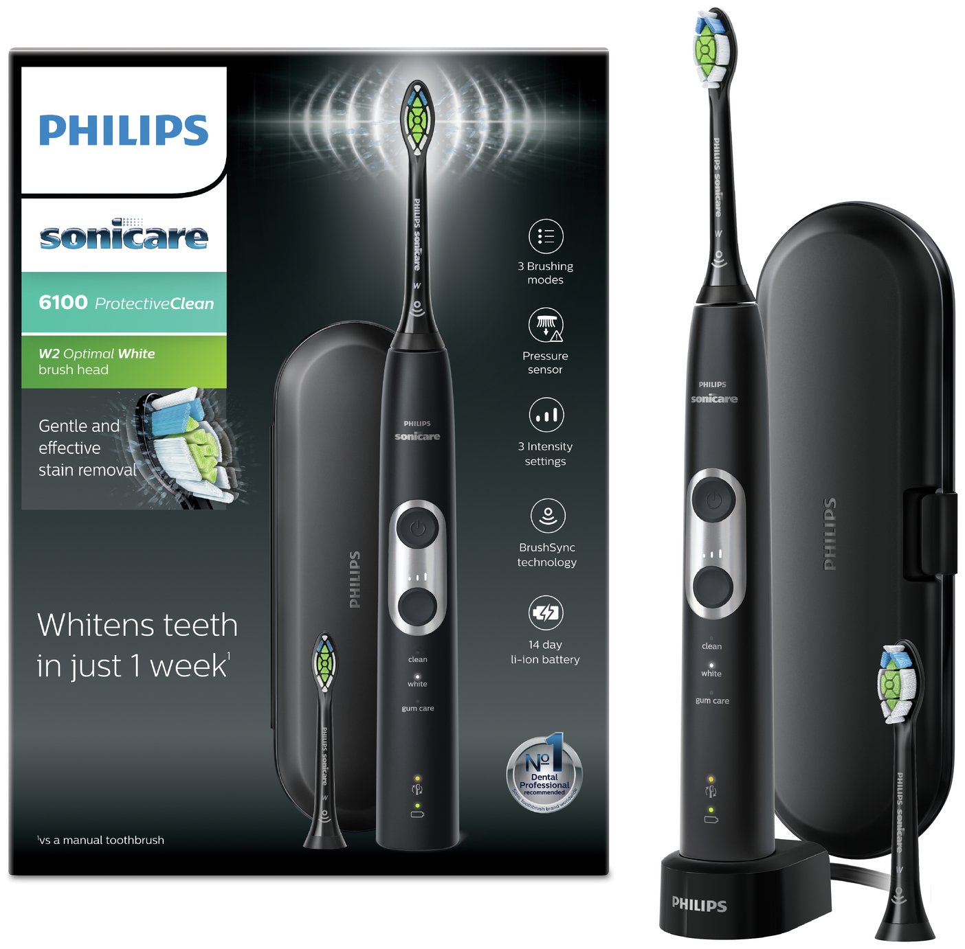 Philips ProtectiveClean Electric Toothbrush Series 6100