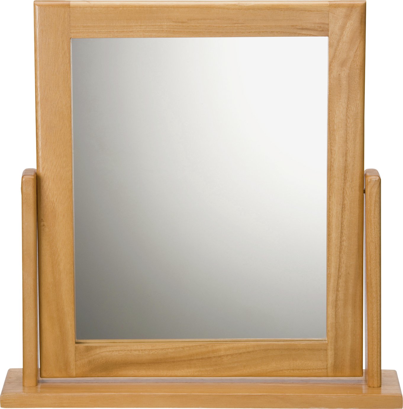 wooden dressing table mirror