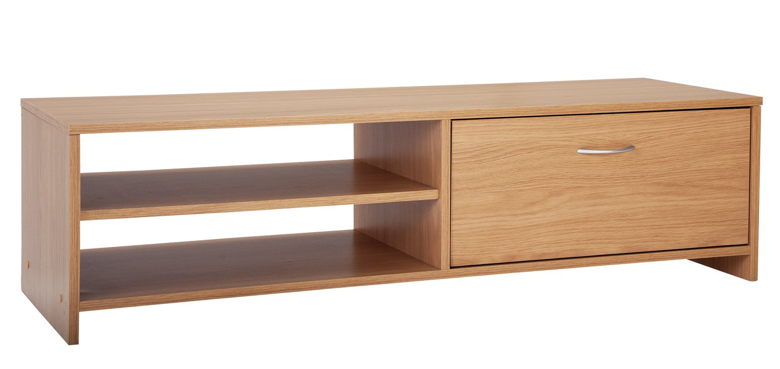 Argos Home 1 Drawer TV Unit - Oak Effect