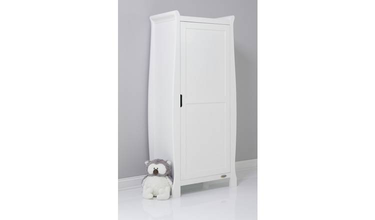 Buy Obaby Stamford Sleigh Single Wardrobe White Nursery