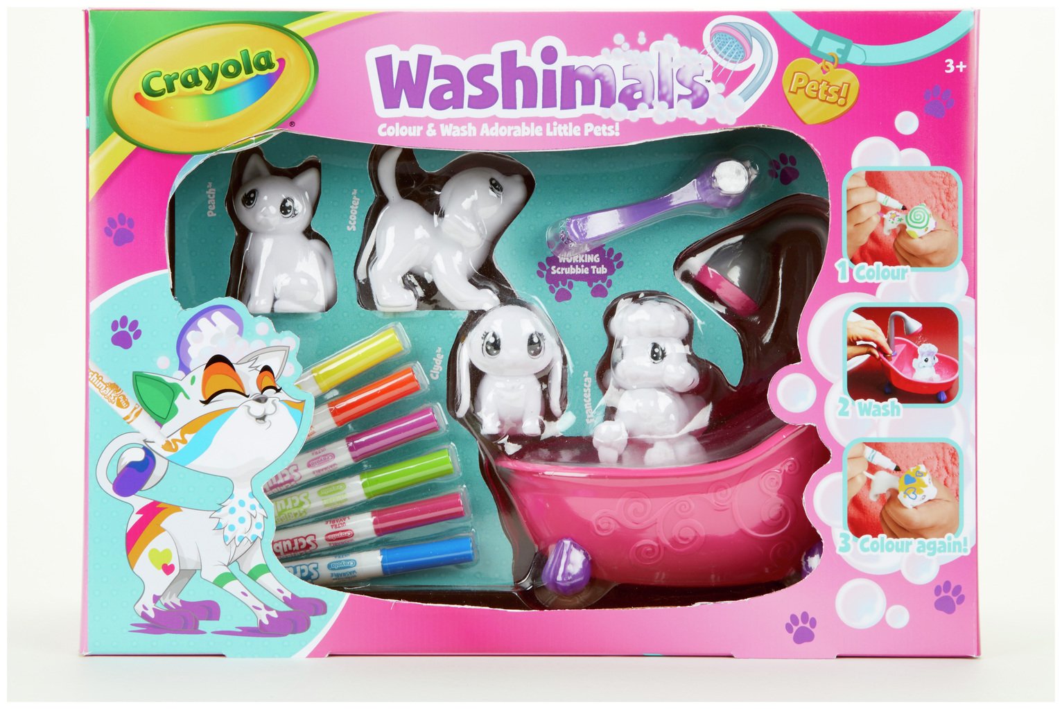 crayola wash animals