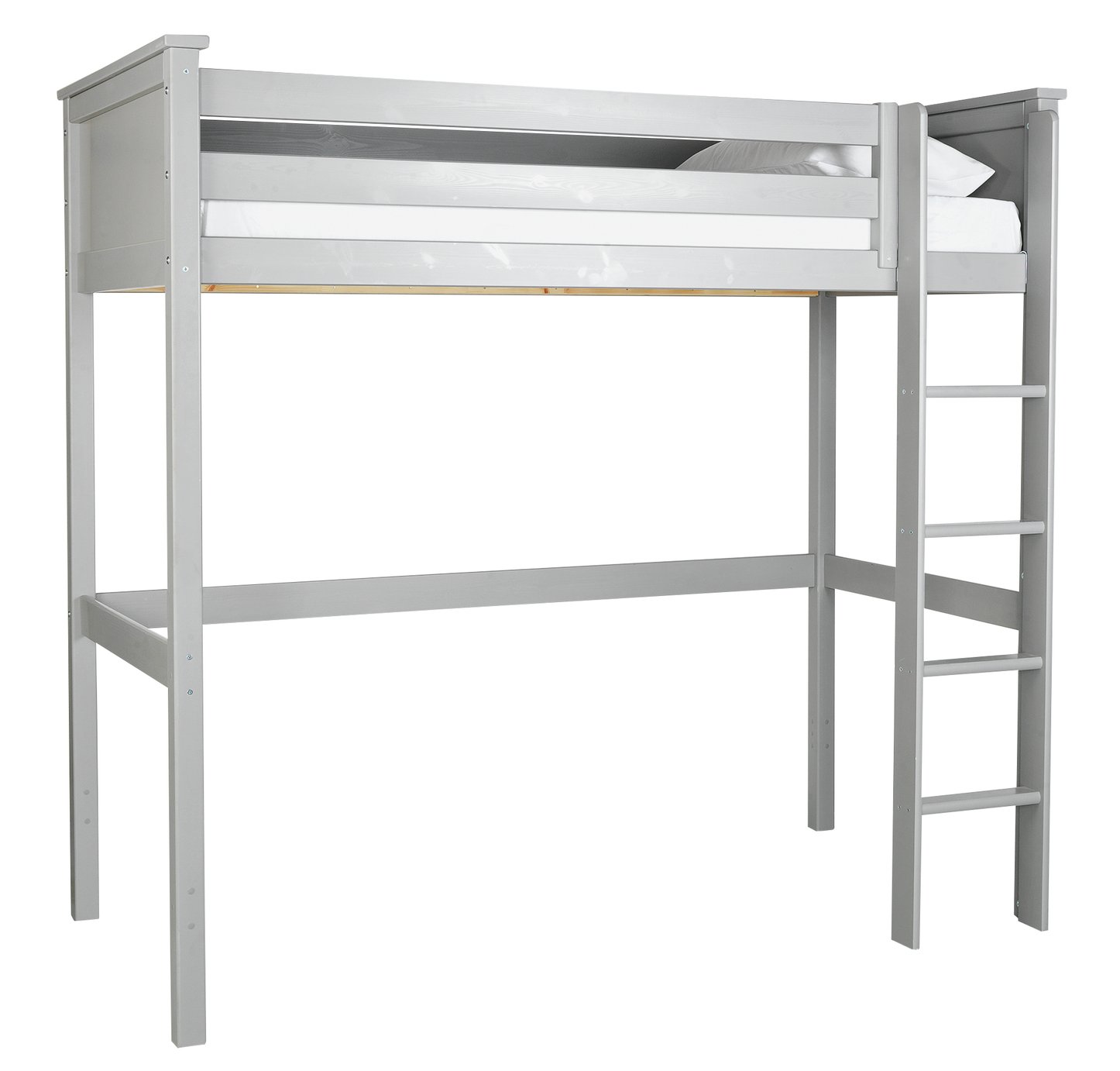 Argos Home Brooklyn Grey High Sleeper Bed & Kids Mattress