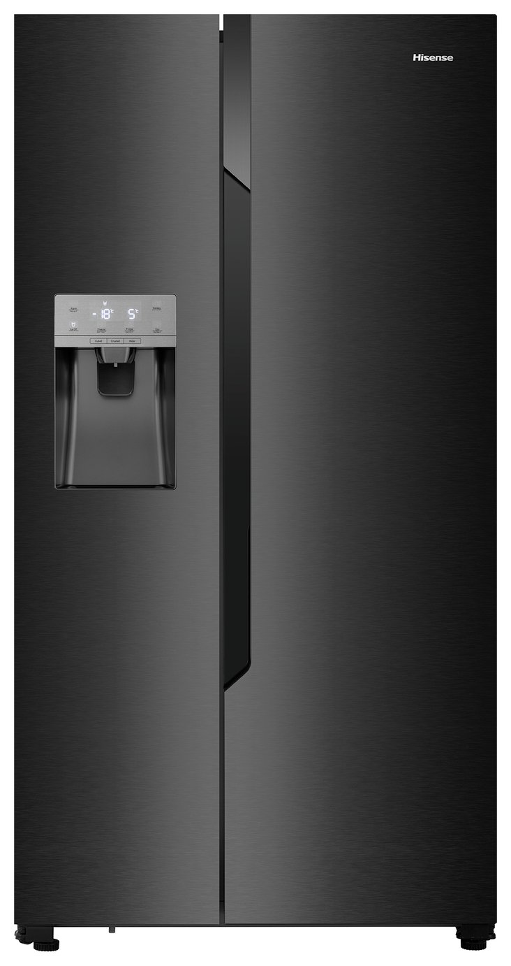 Hisense RS694N4TB1 American Fridge Freezer - Black