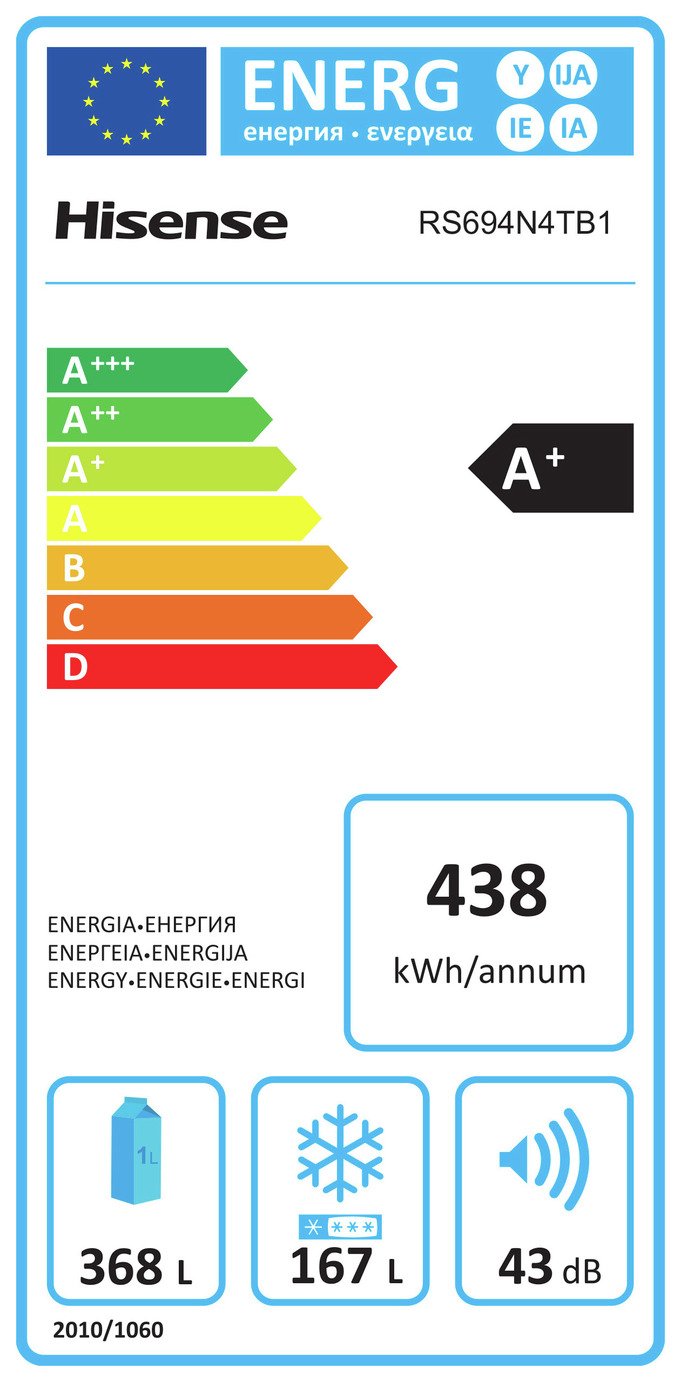 Hisense RS694N4TB1 American Fridge Freezer Reviews