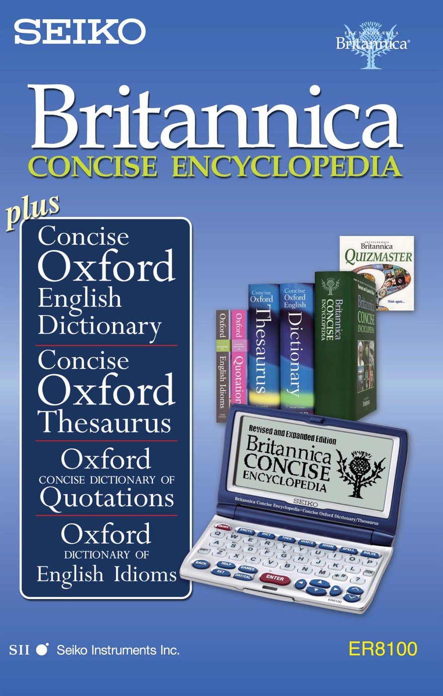 Seiko ER8100 Britannica Concise Encyclopedia Dictionary Reviews