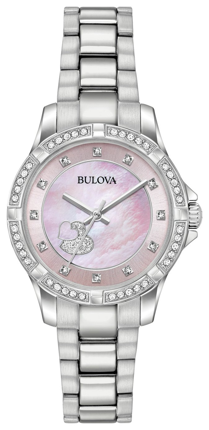 Bulova Ladies Silver Stainless Steel Bracelet Watch