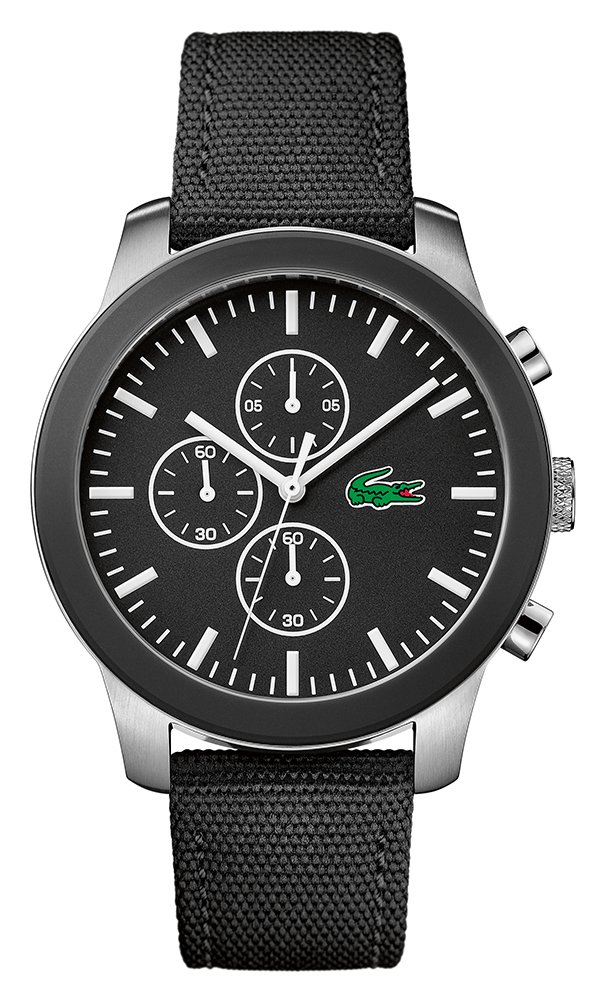 Lacoste 12.12 Men's Chronograph Black Silicone Strap Watch Review