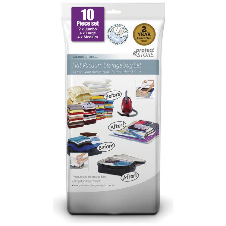Protect & Store 10 Piece Vacuum Bag Storage Set 0