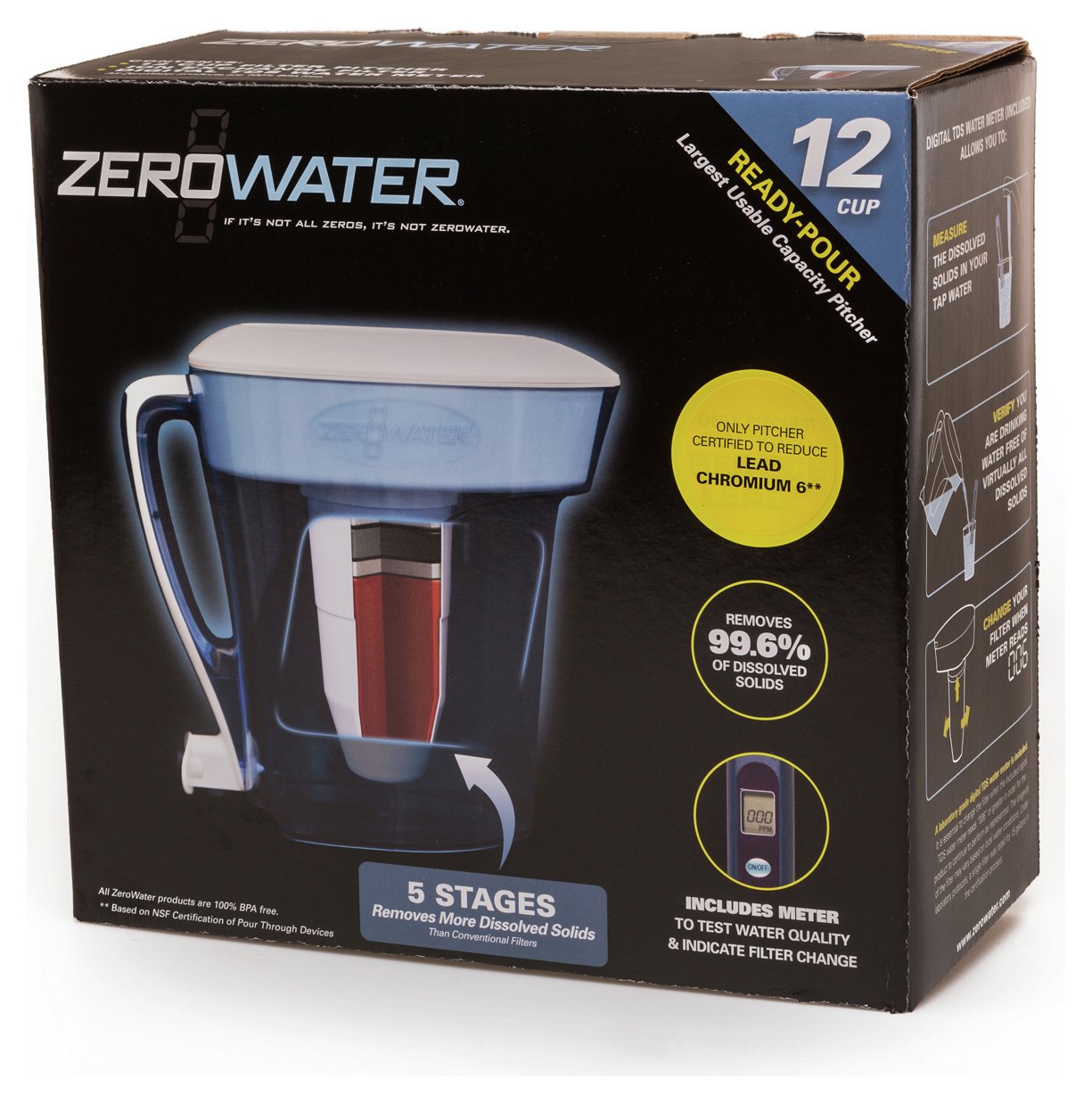 Zerowater 12 Cup Water Filter Jug Reviews