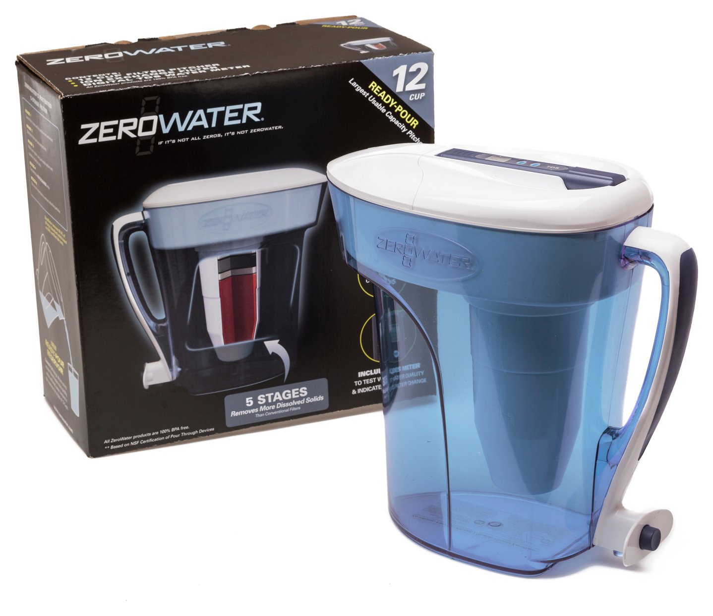 Zerowater 12 Cup Water Filter Jug Reviews