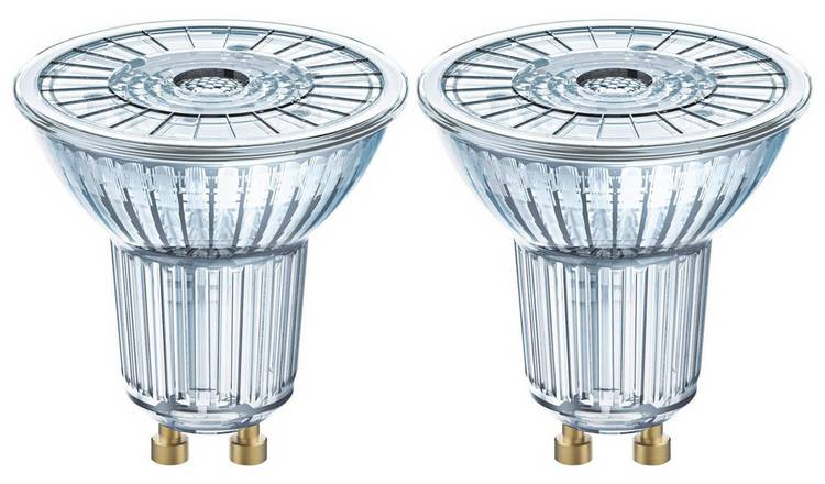 Buy Osram 5W LED Full Glass GU10 - Twin Pack | Light bulbs | Argos