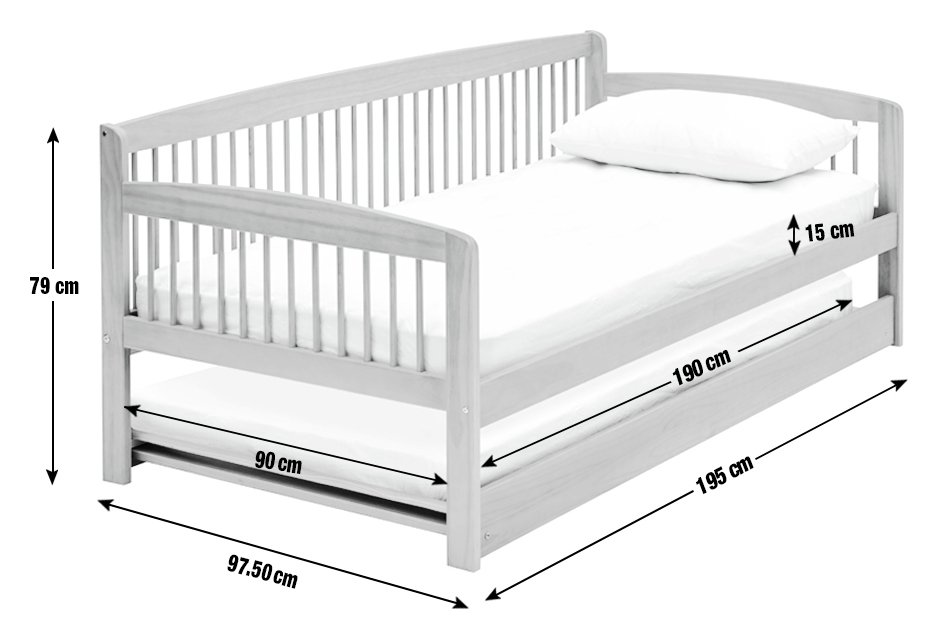 Argos Home Andover Day Bed w/ Trundle & 2 Mattresses Reviews