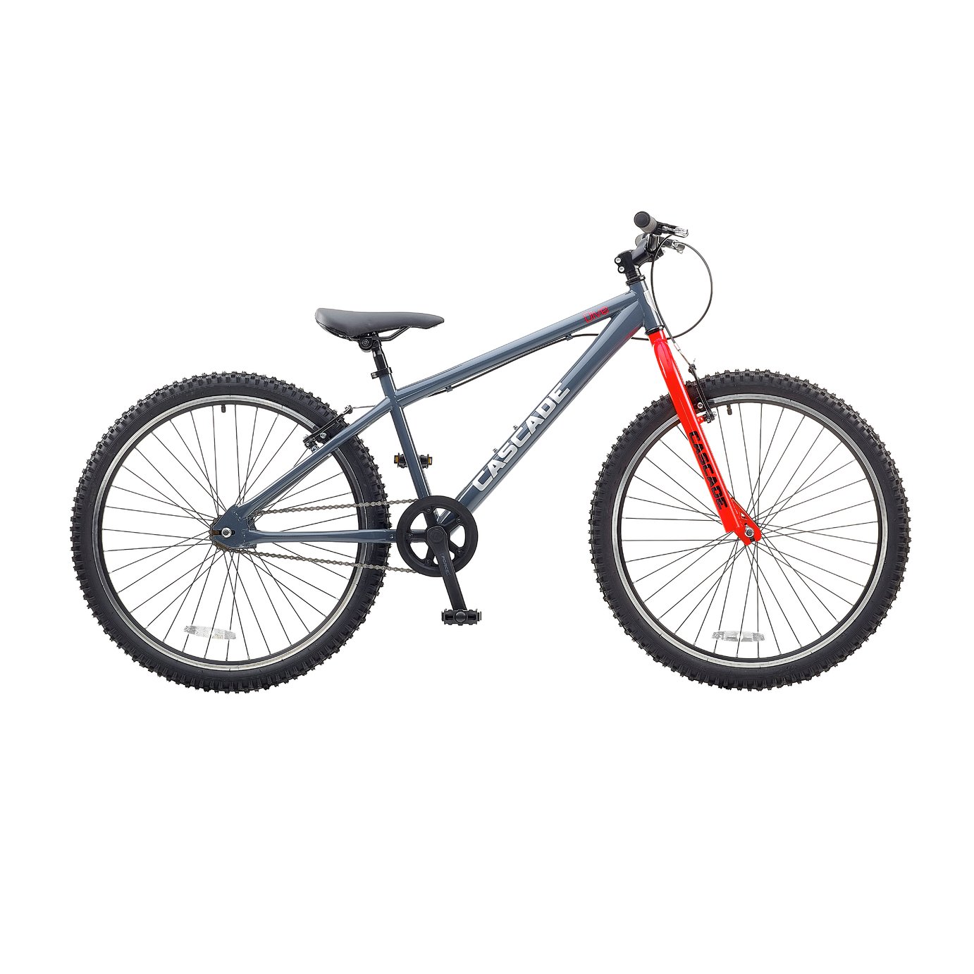 Cascade Dive 26inch Wheel Size Mountain Bike - Black