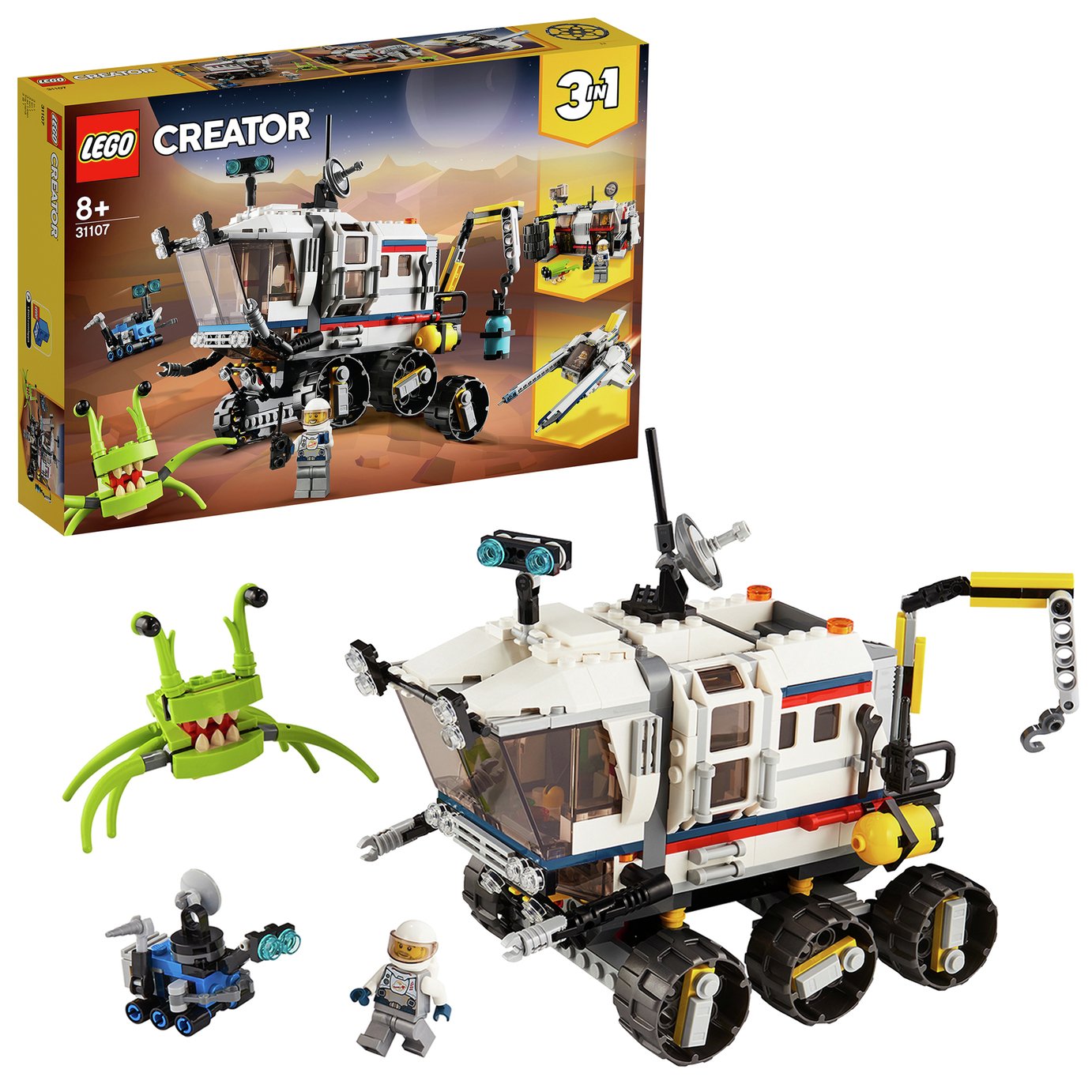 LEGO Creator 3in1 Space Rover Explorer Building Set 31107 Review