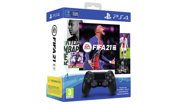 Buy Sony Ps4 Dualshock 4 Controller And Fifa 21 Ps4 Game Bundle Ps4 Controllers And Steering Wheels Argos