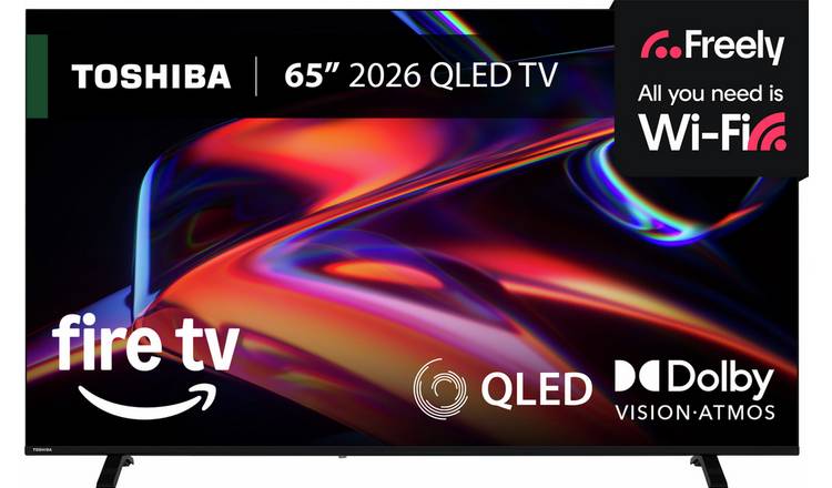Toshiba 65 Inch 65QF2653DB Smart 4K UHD HDR QLED Freely Fire TV