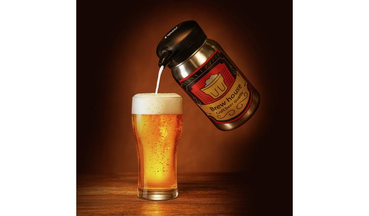 Menkind Draft Wizard On The Go Portable Ultrasonic Frothing Beer Dispenser
