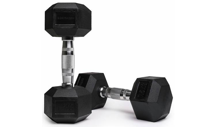 Northern Hex Cast Iron Dumbbells Set - 2 x 7.5Kg