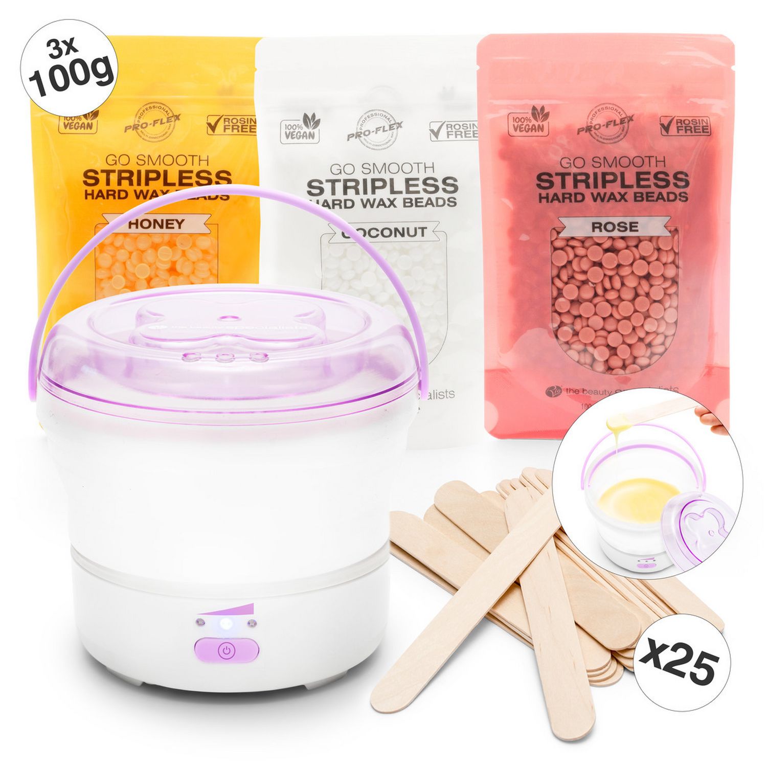 Rio Go Smooth Hard Wax Heater Kit