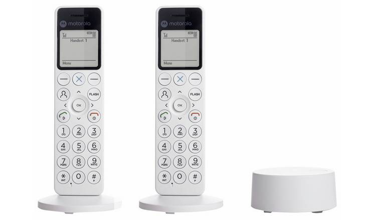 Motorola DOT412 Cordless Telephone with Answer Machine - Twin