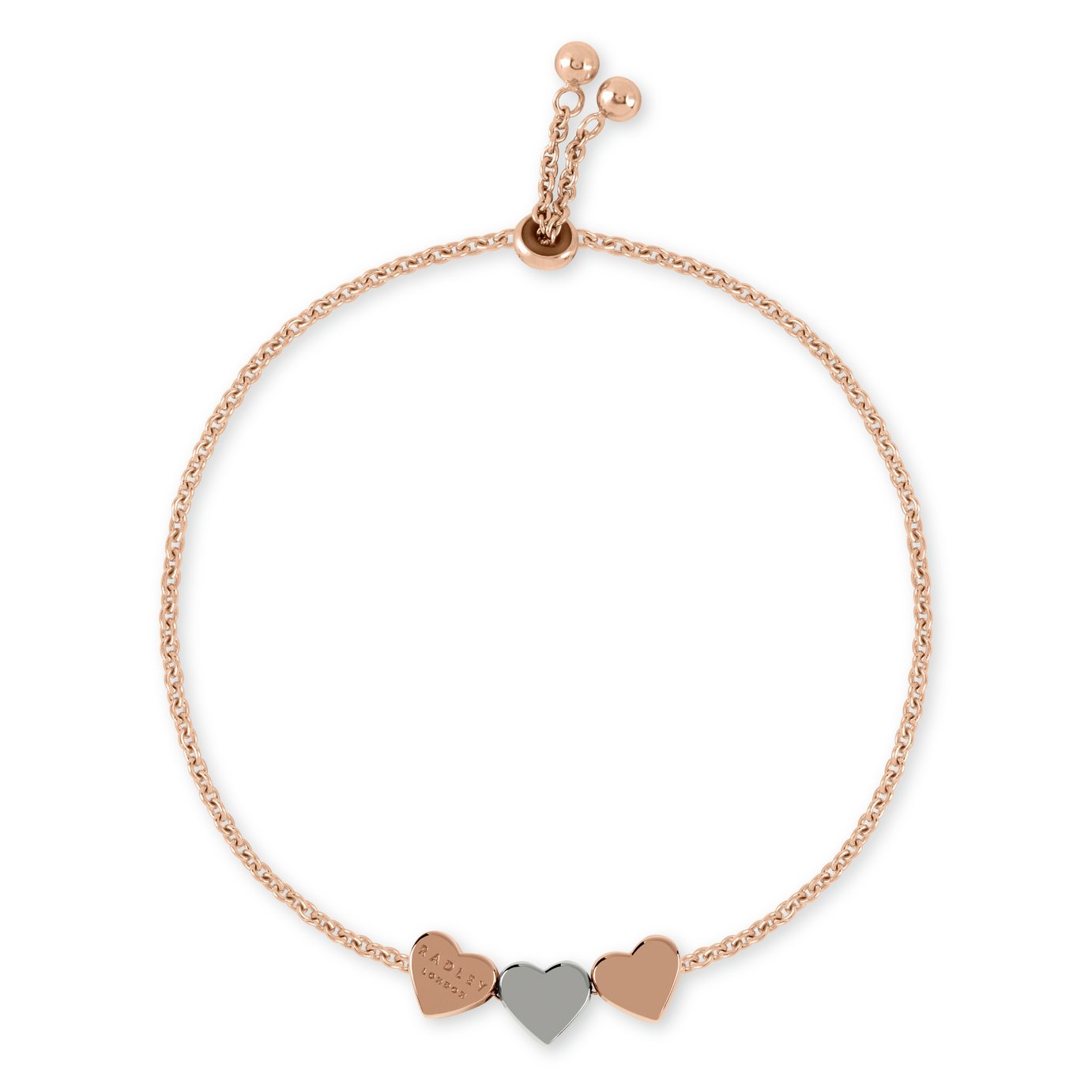 Radley 18ct Rose Gold and Silver Plated Heart Charm Bracelet Review