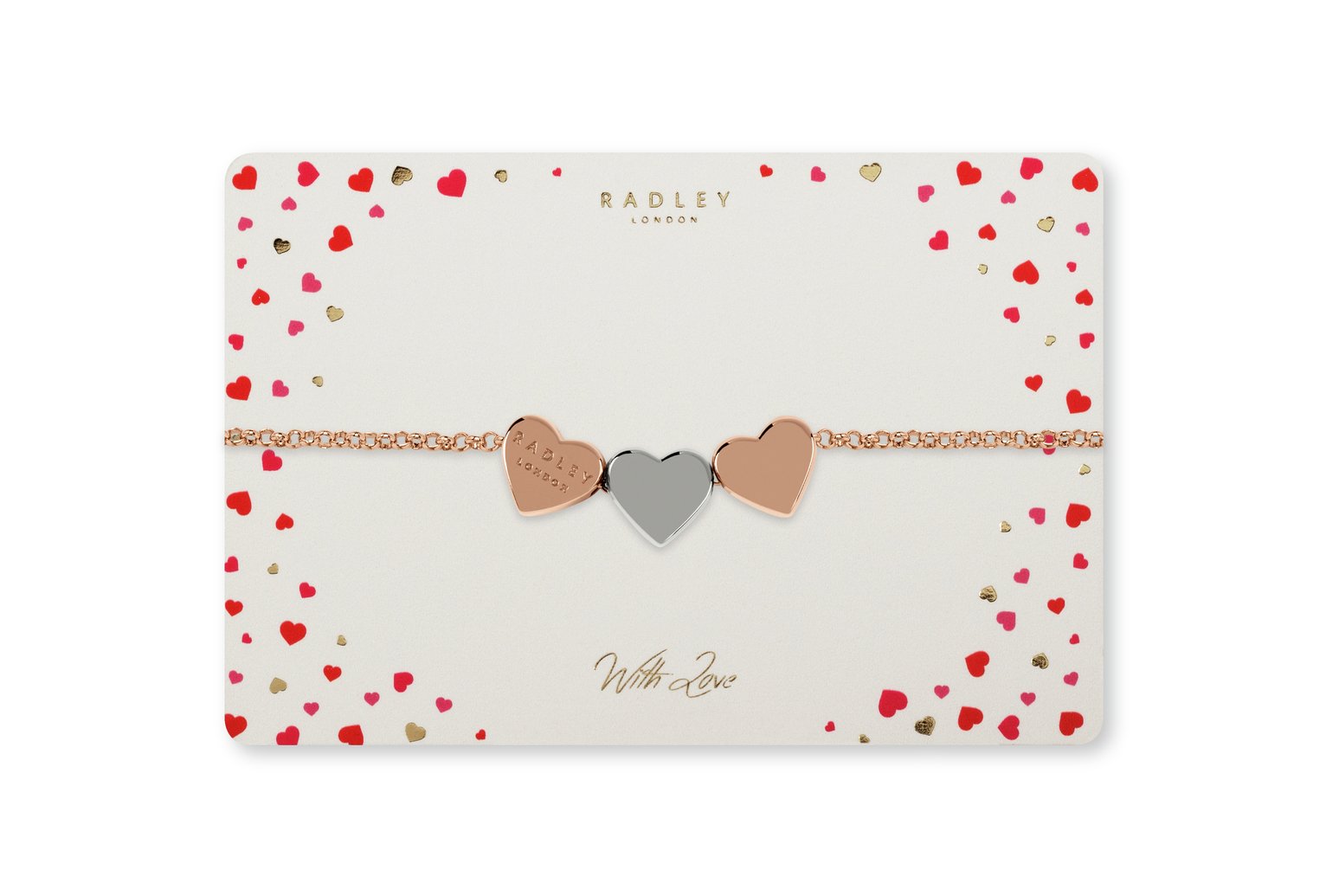 Radley 18ct Rose Gold and Silver Plated Heart Charm Bracelet Review